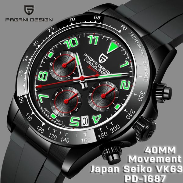 wristwatches pagani design 2021 sport luxury chronograph 100m waterproof rubber luminous men's watches vk63 sapphire watch men relogio, Slivery;brown
wristwatches pagani design 2021 sport luxury chronograph 100m waterproof rubber luminous men's watches vk63 sapphire watch men relogio, Slivery;brown