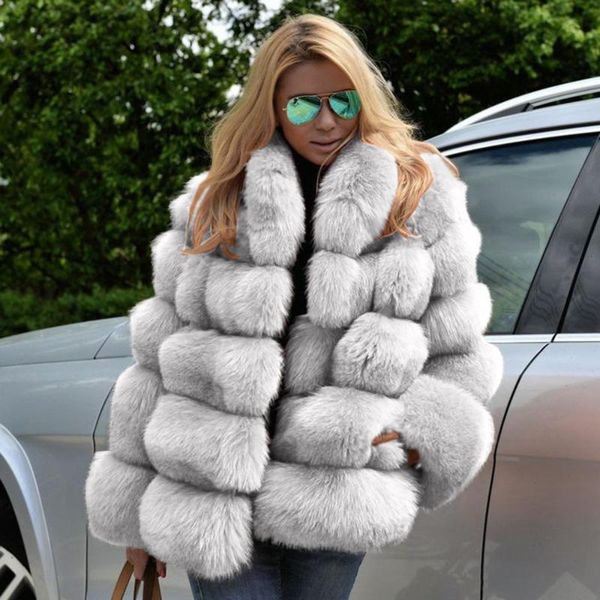 women's fur & faux overcoat womens autumn winter 2021 solid color fashion design thicken warm splicing long sleeve, Black
women's fur & faux overcoat womens autumn winter 2021 solid color fashion design thicken warm splicing long sleeve, Black