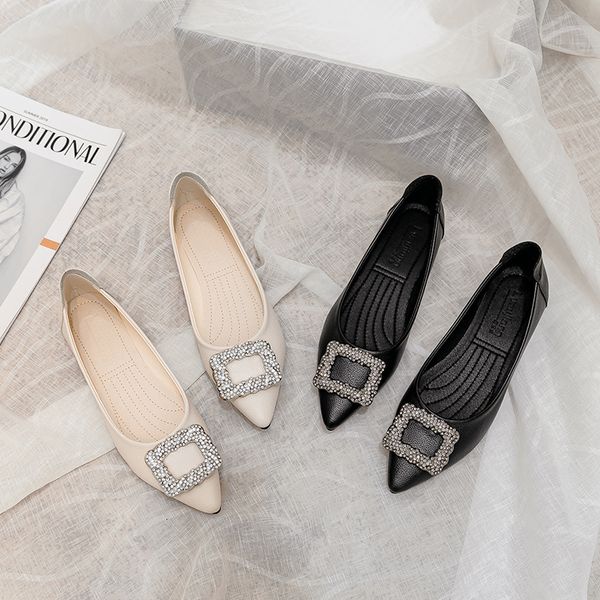 dress shoes square crystal buckle flats woman ballerina soft bottom moccasins sneakers women pointed toe slip on loafers big size40/41 i0o9, Black
dress shoes square crystal buckle flats woman ballerina soft bottom moccasins sneakers women pointed toe slip on loafers big size40/41 i0o9, Black