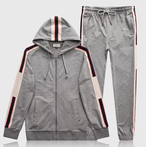 wholesale new mens sports tracksuits 2 colors jackets + pants monkey head sports running set college high street style kits fashion suits, Gray
wholesale new mens sports tracksuits 2 colors jackets + pants monkey head sports running set college high street style kits fashion suits, Gray