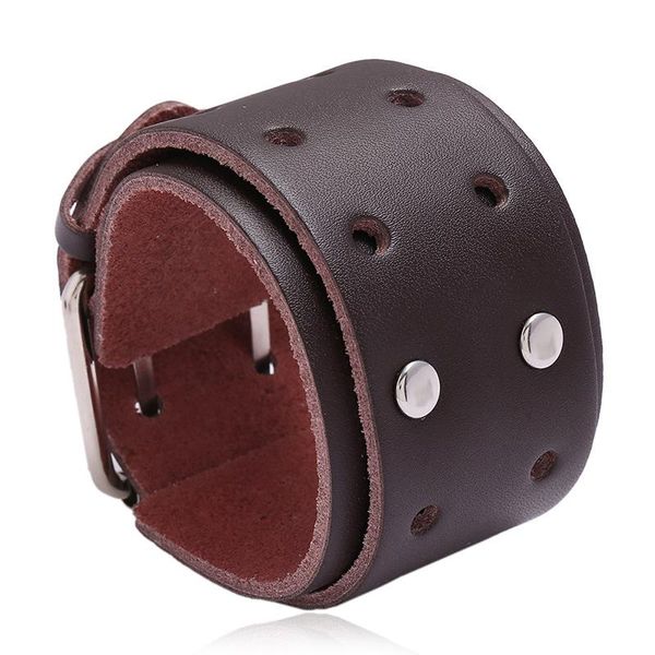 bangle jessingshow double wide men's genuine leather bracelets vintage punk big cuff rope wristband women jewelry hand adjustable strap, Black
bangle jessingshow double wide men's genuine leather bracelets vintage punk big cuff rope wristband women jewelry hand adjustable strap, Black