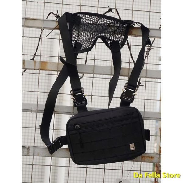backpack 1017 alyx 9sm classic chest bag men women nylon adjustable bandage backpacks zipper closure mesh detail metal safety buckle
backpack 1017 alyx 9sm classic chest bag men women nylon adjustable bandage backpacks zipper closure mesh detail metal safety buckle