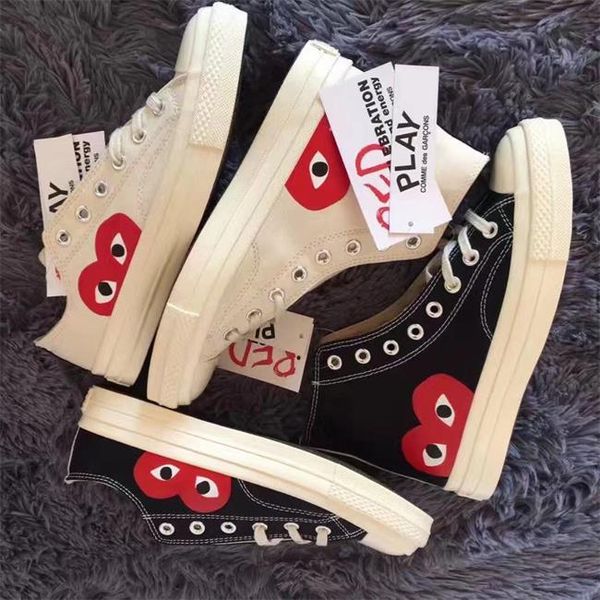 all star mens commes des garcons play chuck 1970s casual shoes for girl taylor vulcanized sneakers boy skateboard triple womens skate canvas, Black;red
all star mens commes des garcons play chuck 1970s casual shoes for girl taylor vulcanized sneakers boy skateboard triple womens skate canvas, Black;red