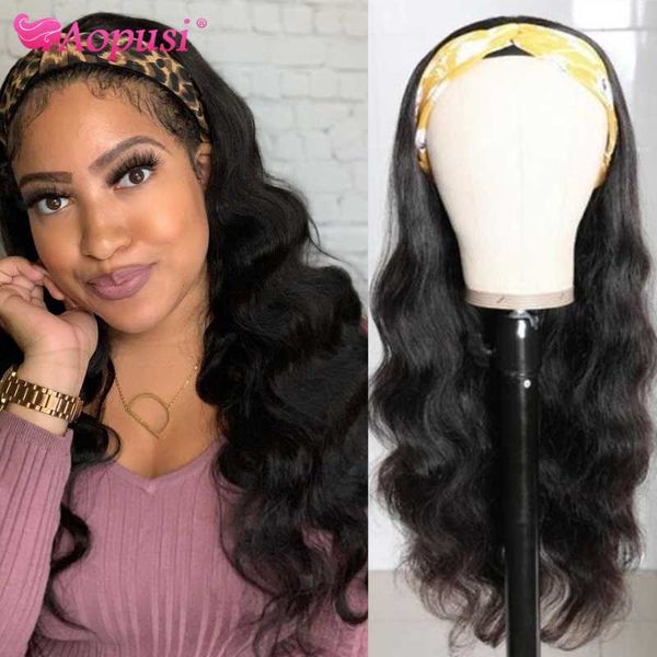 hair bulks aopusi headband brazilian for women body wave full machine made 8-28 inches, Black
hair bulks aopusi headband brazilian for women body wave full machine made 8-28 inches, Black