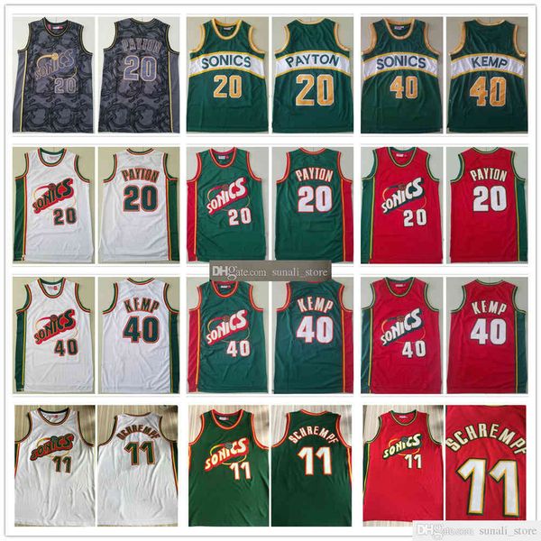 sewn mesh men detlef 11 schrempf jerseys vintage green white red color gary 20 payton shawn 40 kemp basketball college shirts, Black;red
sewn mesh men detlef 11 schrempf jerseys vintage green white red color gary 20 payton shawn 40 kemp basketball college shirts, Black;red