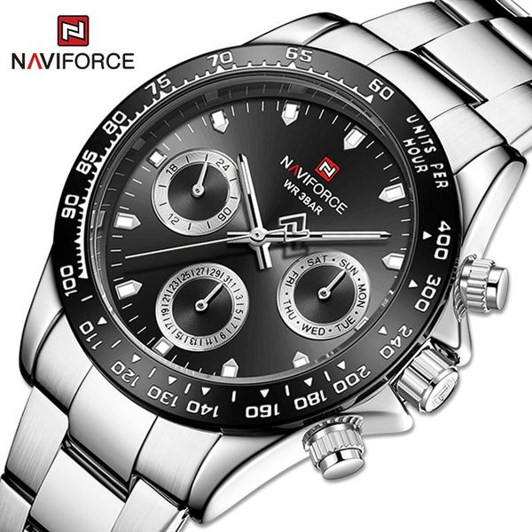 wristwatches naviforce casual fashion watches for men luminous with 24 hours week display waterproof stainless steel watch relogio masculino, Slivery;brown
wristwatches naviforce casual fashion watches for men luminous with 24 hours week display waterproof stainless steel watch relogio masculino, Slivery;brown