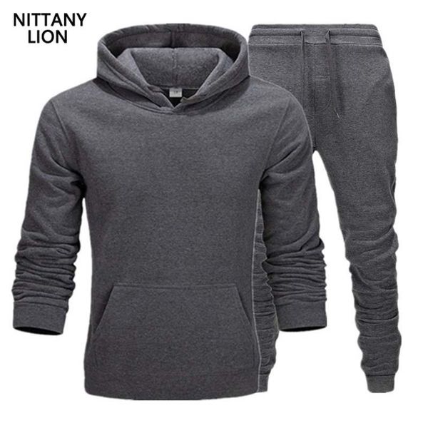 men's tracksuits sets casual tracksuit men autumn winter hooded sweatshirt drawstring pants outfit sportswear male suit pullover two pi, Gray
men's tracksuits sets casual tracksuit men autumn winter hooded sweatshirt drawstring pants outfit sportswear male suit pullover two pi, Gray