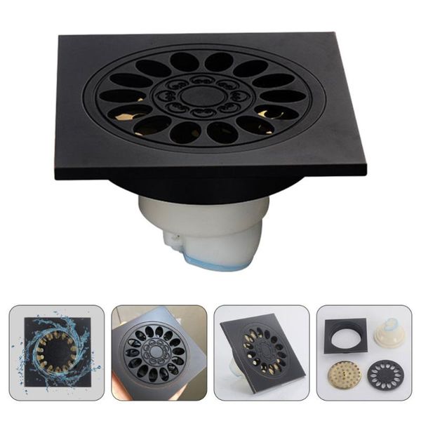 other bath & toilet supplies 1pc square brass shower drain strainer carved bathroom floor (black)
other bath & toilet supplies 1pc square brass shower drain strainer carved bathroom floor (black)