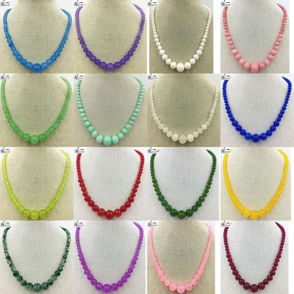 pendant necklaces women fashion jewelry purple jad beads necklace 18" wfh504, Silver
pendant necklaces women fashion jewelry purple jad beads necklace 18" wfh504, Silver