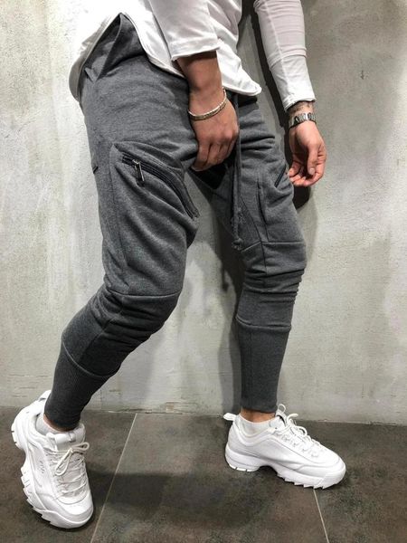 men's pants personalized clothing casual sport zipper pocket trouser jogger with straight leg tube monochrome trousers, Black
men's pants personalized clothing casual sport zipper pocket trouser jogger with straight leg tube monochrome trousers, Black