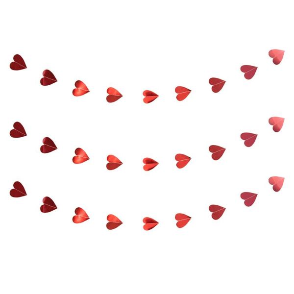 party decoration 7pcs valentine's day themed banner heart shape hanging garland wedding pendant (9pcs hearts each string, 7
party decoration 7pcs valentine's day themed banner heart shape hanging garland wedding pendant (9pcs hearts each string, 7