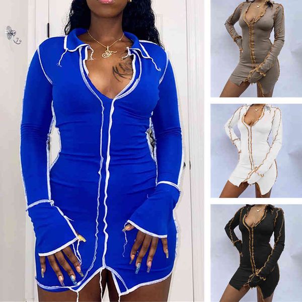 casual dresses women fashions autumn / winter new ladies wear flared sleeves deep v-lapel with lace rib split skirt mini, Black;gray
casual dresses women fashions autumn / winter new ladies wear flared sleeves deep v-lapel with lace rib split skirt mini, Black;gray