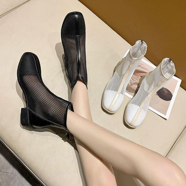 boots women summer shoes zipper mesh breathable black and white ankle womens platform heels 2021
boots women summer shoes zipper mesh breathable black and white ankle womens platform heels 2021