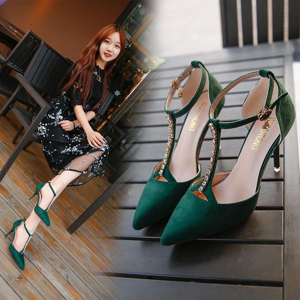 dress shoes luxury women pumps stiletto super high heel t-strap buckle rhinestone pointed toe wedding party brand fashion lady, Black
dress shoes luxury women pumps stiletto super high heel t-strap buckle rhinestone pointed toe wedding party brand fashion lady, Black
