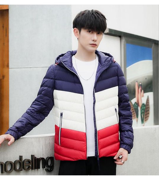 men's down & parkas man patchwork color ultra light jacket hooded soft fabric sports design lovers pack jackets winter autumn warm coat, Black
men's down & parkas man patchwork color ultra light jacket hooded soft fabric sports design lovers pack jackets winter autumn warm coat, Black