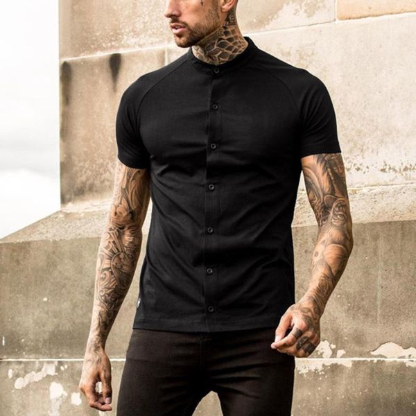men's casual shirts men summer baggy linen hawaii loose slim solid short sleeve beach plus size tee blouse camisas de hombre, White;black
men's casual shirts men summer baggy linen hawaii loose slim solid short sleeve beach plus size tee blouse camisas de hombre, White;black