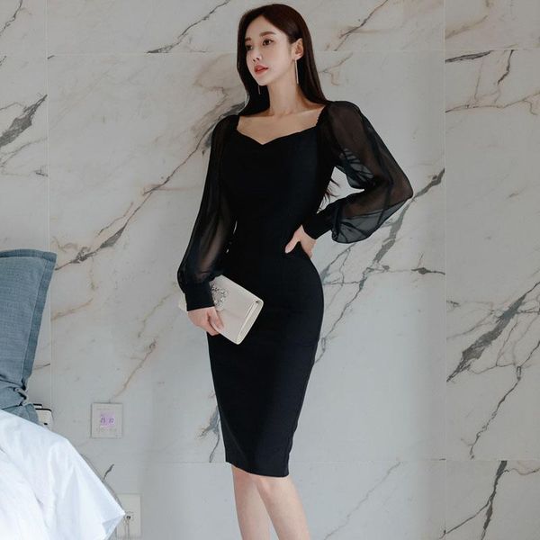 casual dresses lace black office tight one piece korean ladies autumn long sleeve off shoulder cabaret party bodycon for women, Black;gray
casual dresses lace black office tight one piece korean ladies autumn long sleeve off shoulder cabaret party bodycon for women, Black;gray