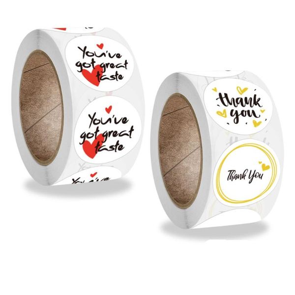 500pcs 1 inch you've got great taste thank you stickers for small business event party invite card decorative seal label tag gift wrap
500pcs 1 inch you've got great taste thank you stickers for small business event party invite card decorative seal label tag gift wrap