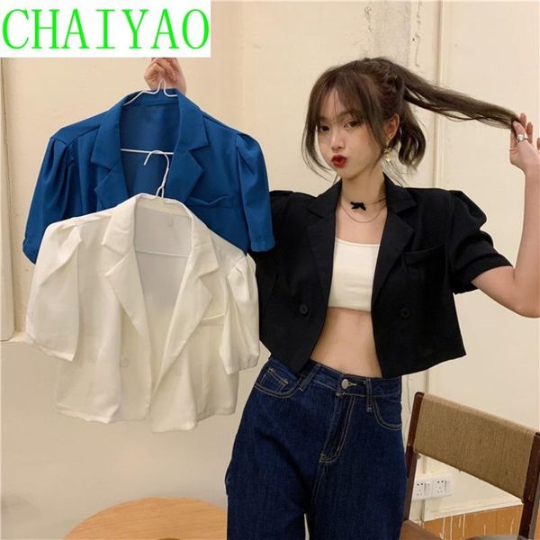 women's suits & blazers blazer jacket summer thin 2021 loose and versatile short white bubble sleeve suit top, White;black
women's suits & blazers blazer jacket summer thin 2021 loose and versatile short white bubble sleeve suit top, White;black