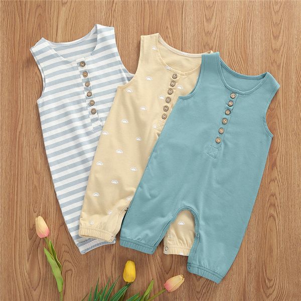 summer newborn baby boy girls sleeveless button o-neck romper jumpsuits one-piece overalls toddler casual cotton outfits clothes, Blue
summer newborn baby boy girls sleeveless button o-neck romper jumpsuits one-piece overalls toddler casual cotton outfits clothes, Blue