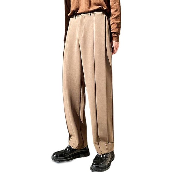 men's suits & blazers casual suit trousers men loose straight elastic waist pleated pants male japan harajuku korean vintage streetwear, White;black
men's suits & blazers casual suit trousers men loose straight elastic waist pleated pants male japan harajuku korean vintage streetwear, White;black