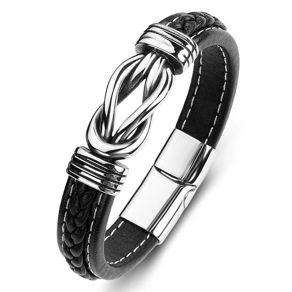 charm bracelets mozo drop 2021 trendy men black leather bangles women punk jewelry gifts 074, Golden;silver
charm bracelets mozo drop 2021 trendy men black leather bangles women punk jewelry gifts 074, Golden;silver