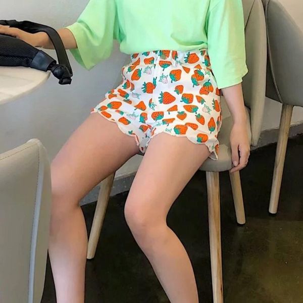 women's shorts 2021 women strawberry print summer fashion denim high waist jean, White;black
women's shorts 2021 women strawberry print summer fashion denim high waist jean, White;black