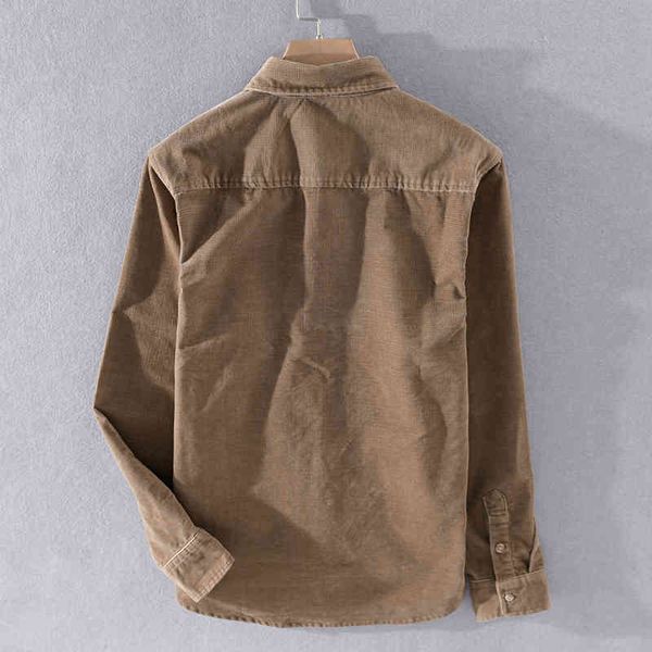 2021 japanese retro corduroy long-sleeved casual trendy simple cotton shirts for men fashion comfortable shirt mens autumn 3mfu, White
2021 japanese retro corduroy long-sleeved casual trendy simple cotton shirts for men fashion comfortable shirt mens autumn 3mfu, White