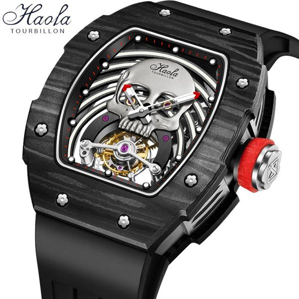 wristwatches haofa luminous skeleton tourbillon movement watches mens 2021 mechanical sapphire skull manual flying, Slivery;brown
wristwatches haofa luminous skeleton tourbillon movement watches mens 2021 mechanical sapphire skull manual flying, Slivery;brown