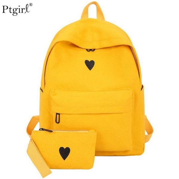 outdoor bags women's backpack canvas printed heart yellow ptgirl korean style students travel bag girl school laptop
outdoor bags women's backpack canvas printed heart yellow ptgirl korean style students travel bag girl school laptop