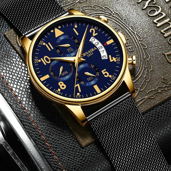 wristwatches watches men trend fashion business luxury waterproof sports 2021 wrist watch for quartz wristwatch relogio masculino, Slivery;brown
wristwatches watches men trend fashion business luxury waterproof sports 2021 wrist watch for quartz wristwatch relogio masculino, Slivery;brown