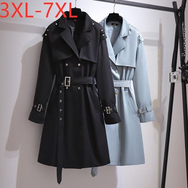 women's trench coats ladies autumn winter plus size overcoat for women large long sleeve loose black belt windbreaker coat 3xl 4xl 5xl, Tan;black
women's trench coats ladies autumn winter plus size overcoat for women large long sleeve loose black belt windbreaker coat 3xl 4xl 5xl, Tan;black