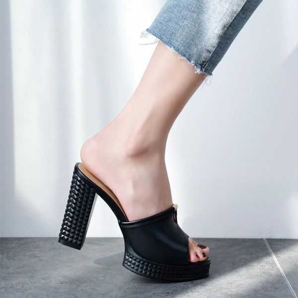 slippers arden furtado summer fashion women's shoes chunky heels platform leather white elegant, Black
slippers arden furtado summer fashion women's shoes chunky heels platform leather white elegant, Black
