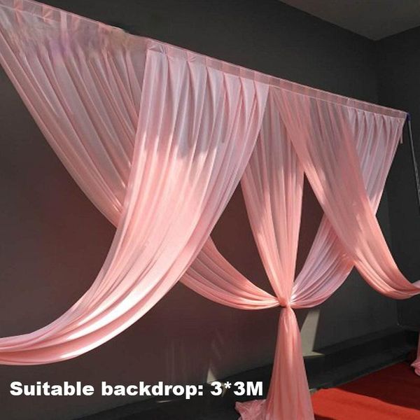 party decoration luxury pink wedding backdrop curtain swags for 3*3m background event only customized color
party decoration luxury pink wedding backdrop curtain swags for 3*3m background event only customized color