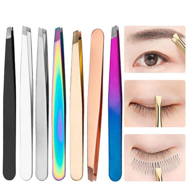 eyebrow tools & stencils 1pcs slanted flat tip stainless steel tweezer clip facial hair remove acne remover forceps
eyebrow tools & stencils 1pcs slanted flat tip stainless steel tweezer clip facial hair remove acne remover forceps