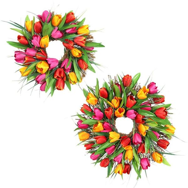 wall-mounted rattan simulation tulip wreath long leaf home decoration decorative flowers & wreaths
wall-mounted rattan simulation tulip wreath long leaf home decoration decorative flowers & wreaths