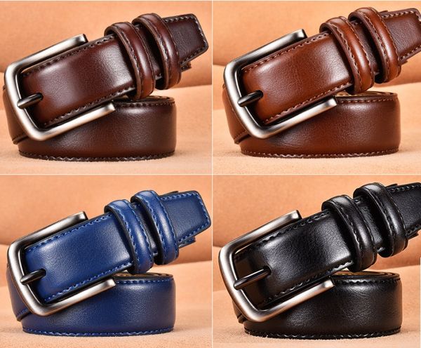 genuine leather mens belt fashion men designers belts alloy buckle waistband, Black;brown
genuine leather mens belt fashion men designers belts alloy buckle waistband, Black;brown