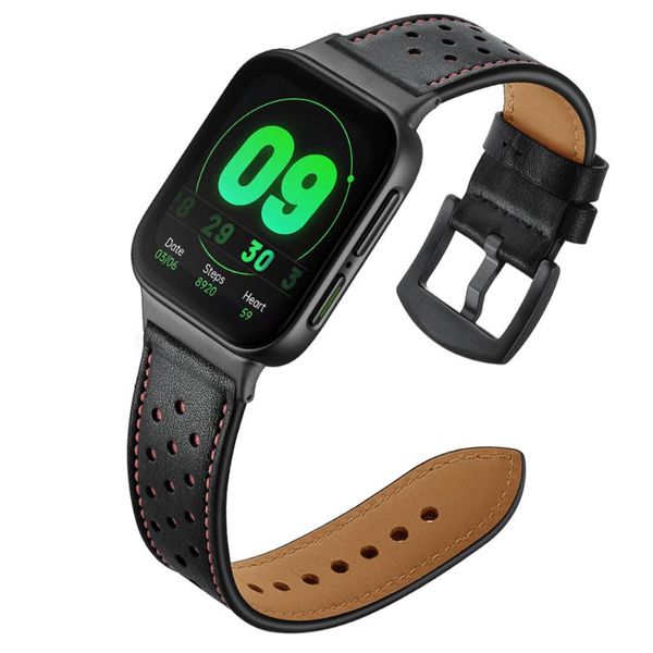 watch bands genuine leather strap for oppo band 46mm replacement wristband metal buckle belt accessories, Black;brown 
watch bands genuine leather strap for oppo band 46mm replacement wristband metal buckle belt accessories, Black;brown