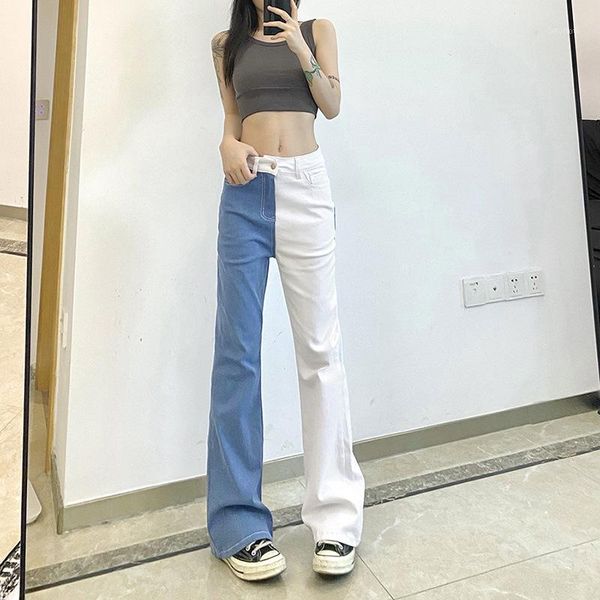 women's jeans 2021 winter high waist patchwork women denim jean fashion casual wide leg vintage autumn blue long loose pants
women's jeans 2021 winter high waist patchwork women denim jean fashion casual wide leg vintage autumn blue long loose pants
