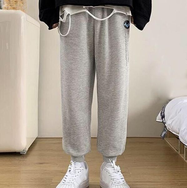 men's pants men joggers casual sweatpants fashion oversized loose footband trousers streetwear sport, Black
men's pants men joggers casual sweatpants fashion oversized loose footband trousers streetwear sport, Black
