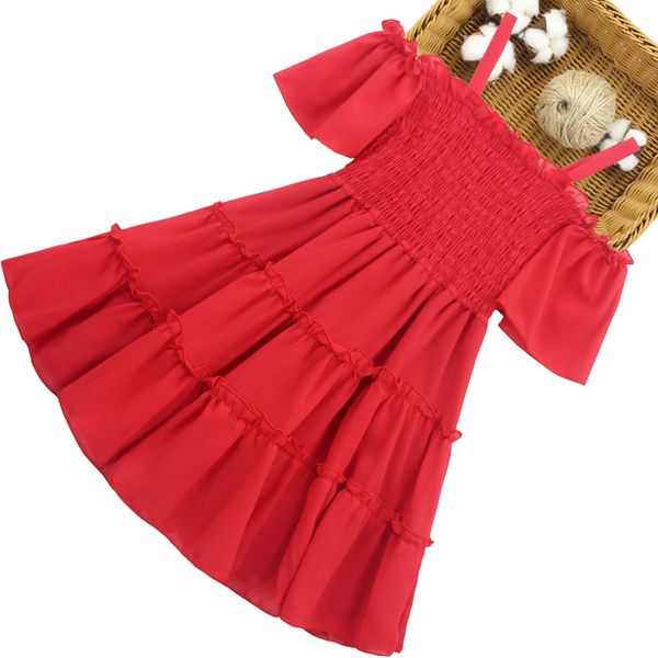 children summer dress solid dress for girls off shoulder casual style dress kids teenage children girl clothes, Red;yellow
children summer dress solid dress for girls off shoulder casual style dress kids teenage children girl clothes, Red;yellow