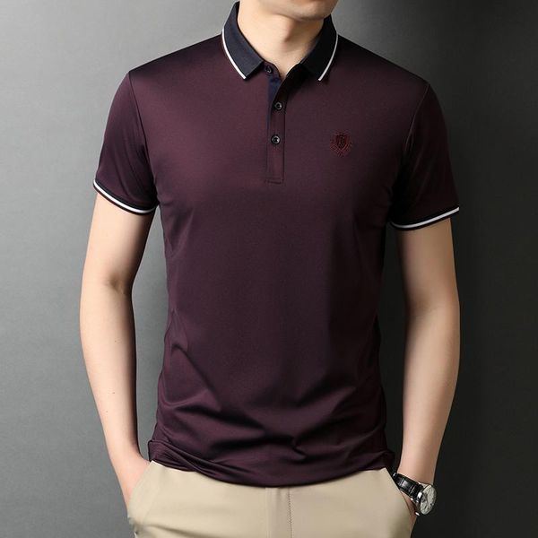men's t-shirts grade designer logo summer brand mens shirts with short sleeve turn down collar casual fashions men clothing, White;black
men's t-shirts grade designer logo summer brand mens shirts with short sleeve turn down collar casual fashions men clothing, White;black