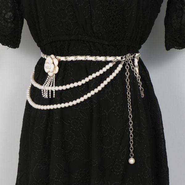 belt female fashion flower pastoral pearl waist chain adjustable slim decorative dress skirtkfcg, Black;brown
belt female fashion flower pastoral pearl waist chain adjustable slim decorative dress skirtkfcg, Black;brown