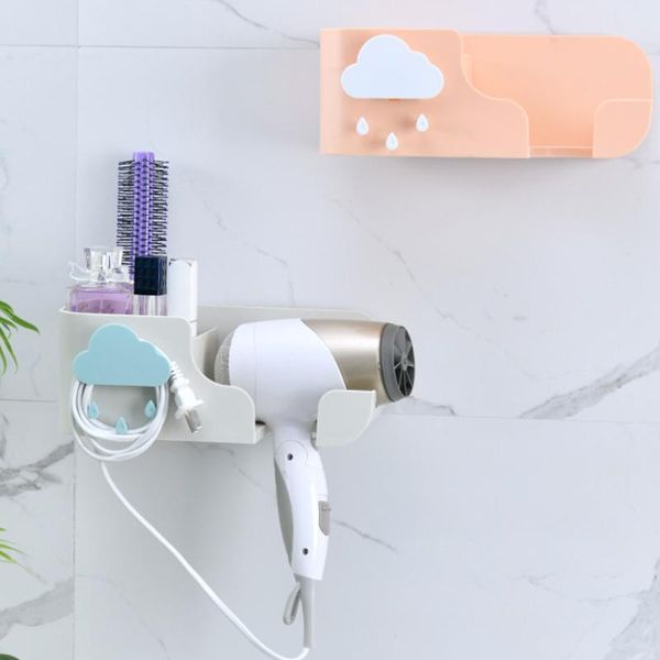 hooks & rails hair dryer holder punch-wall plastic shelf organizer bathroom storage rack bracket
hooks & rails hair dryer holder punch-wall plastic shelf organizer bathroom storage rack bracket