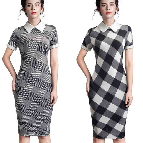 nice-forever career women autumn turn-down collar fit work dress vintage elegant business office pencil bodycon midi dress 751, Black;gray
nice-forever career women autumn turn-down collar fit work dress vintage elegant business office pencil bodycon midi dress 751, Black;gray