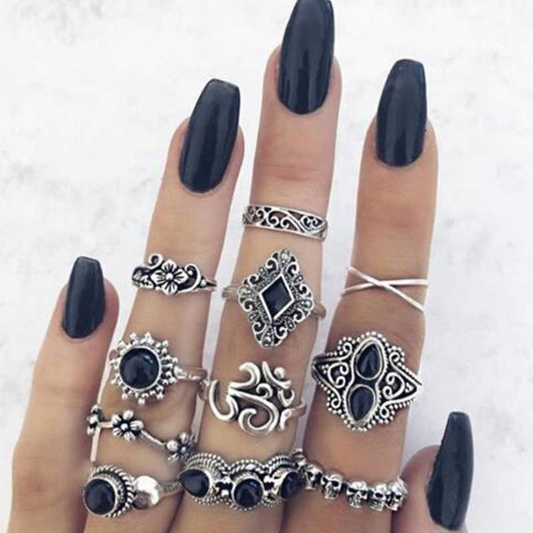 ring tocona 11pcs/set vintage antique silver color rhinestone boho set for women geometric knuckle midi anillos 10057, Golden;silver
ring tocona 11pcs/set vintage antique silver color rhinestone boho set for women geometric knuckle midi anillos 10057, Golden;silver