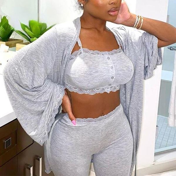 women's two piece pants 2021 product crochet lace bra set short tight front cardigan long jacket casual wear 3 pieces, White
women's two piece pants 2021 product crochet lace bra set short tight front cardigan long jacket casual wear 3 pieces, White