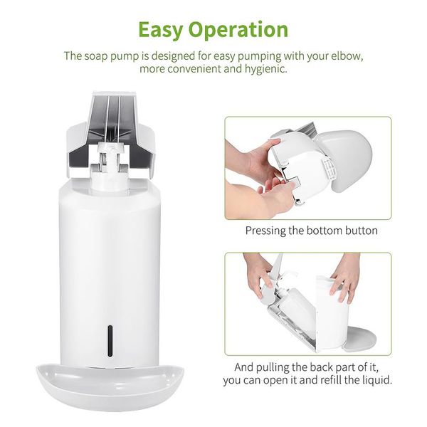 soap dispenser hand sanitizer shampoo detergent wall mounted for bathroom kitchen 1000ml liquid
soap dispenser hand sanitizer shampoo detergent wall mounted for bathroom kitchen 1000ml liquid