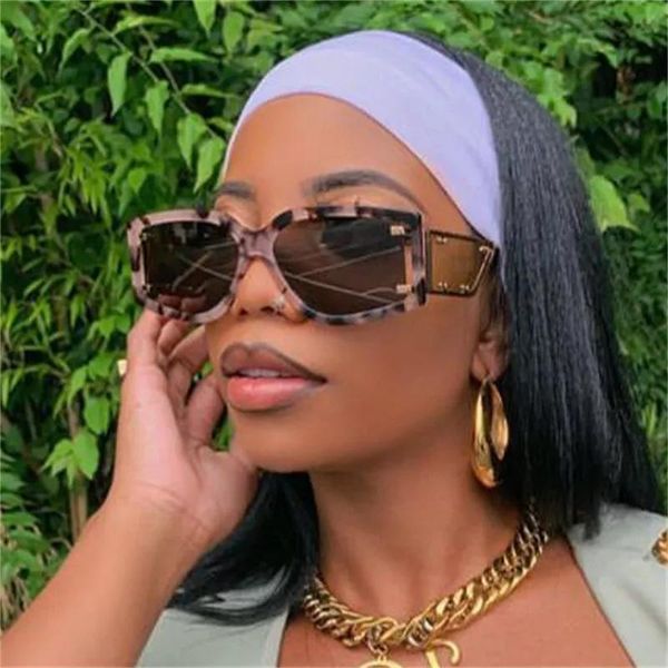 sunglasses retro square pink leopard for women 2021 metal wide legs large frame gradient sun glasses vintage goggles oculos, White;black
sunglasses retro square pink leopard for women 2021 metal wide legs large frame gradient sun glasses vintage goggles oculos, White;black