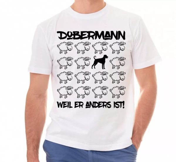 Dobermann unkupiert Unisex T-Shirt Black Sheep Men Dog Dogs Motif DOBI, Mainly pictures
Dobermann unkupiert Unisex T-Shirt Black Sheep Men Dog Dogs Motif DOBI, Mainly pictures